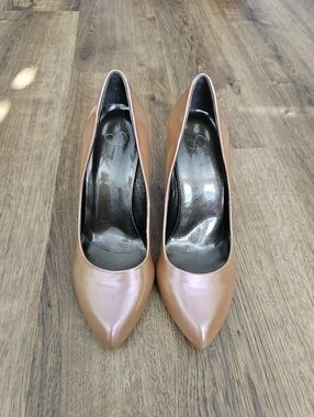 Jessica Simpson Peachy Pink Wedge Heels Size 8